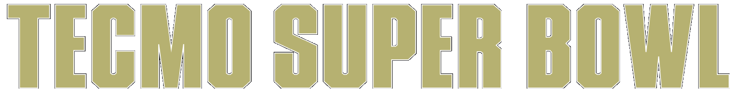 Tecmo Super Bowl logo for Super Famicom